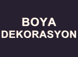 BOYA DEKORASYON